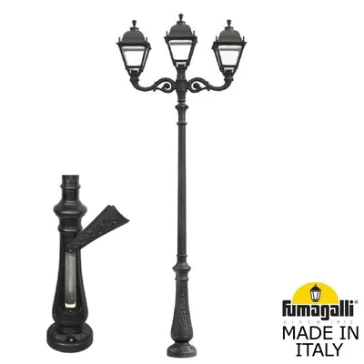Парковый фонарь FUMAGALLI NEBO ADAM/SIMON 2L+1  U33.202.M21.AYH27 — Fumagalli