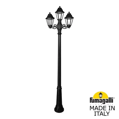 Садово-парковый фонарь FUMAGALLI RICU BISSO/ANNA 2+1. E22.157.S21.AXE27 — Fumagalli