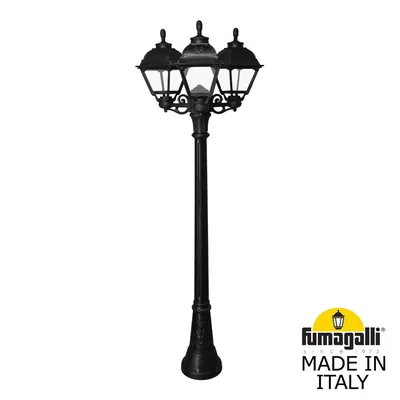Садово-парковый фонарь FUMAGALLI ARTU BISSO/CEFA 3L U23.158.S30.AXE27 — Fumagalli