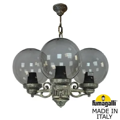 Подвесной уличный светильник FUMAGALLI SICHEM/G250 3L. G25.120.S30.BZE27 — Fumagalli