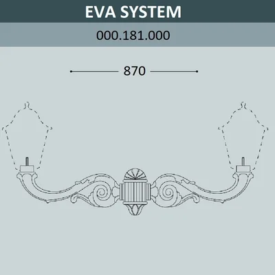 Консоль для паркового фонаря FUMAGALLI EVA SYS  000.181.000.A0 — Fumagalli