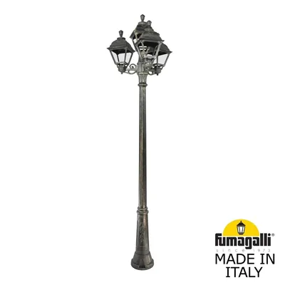 Садово-парковый фонарь FUMAGALLI RICU BISSO/CEFA 3+1 U23.157.S31.BXE27 — Fumagalli