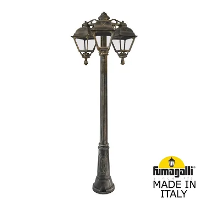 Садово-парковый фонарь FUMAGALLI GIGI BISSO/CEFA 3L DN U23.156.S30.BXE27 DN — Fumagalli