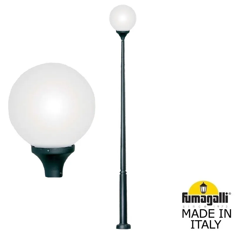 Парковый фонарь FUMAGALLI EKTOR 4000/GLOBE 400 modern G41.372.000.AYE27 — уличный светильник Fumagalli