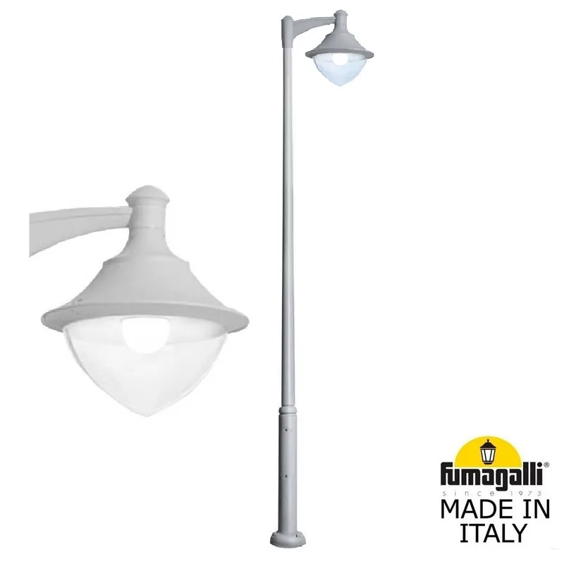 Парковый фонарь  FUMAGALLI EKTOR 4000/MIDIPILAR/VIVI 1L LED-HIP V50.372.A10.LXH27 — уличный светильник Fumagalli