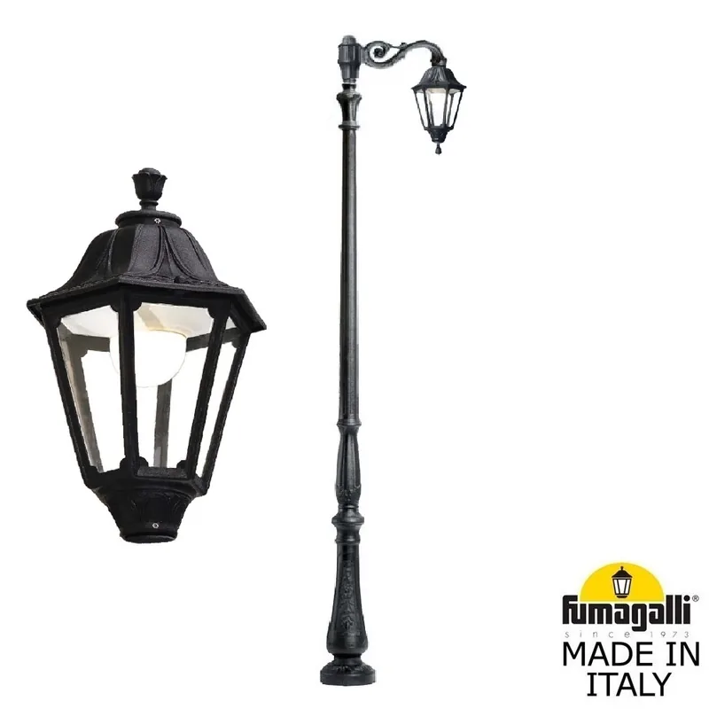 Парковый фонарь FUMAGALLI TABOR ADAM/NOEMI 1L  E35.205.M10.AXH27 — уличный светильник Fumagalli