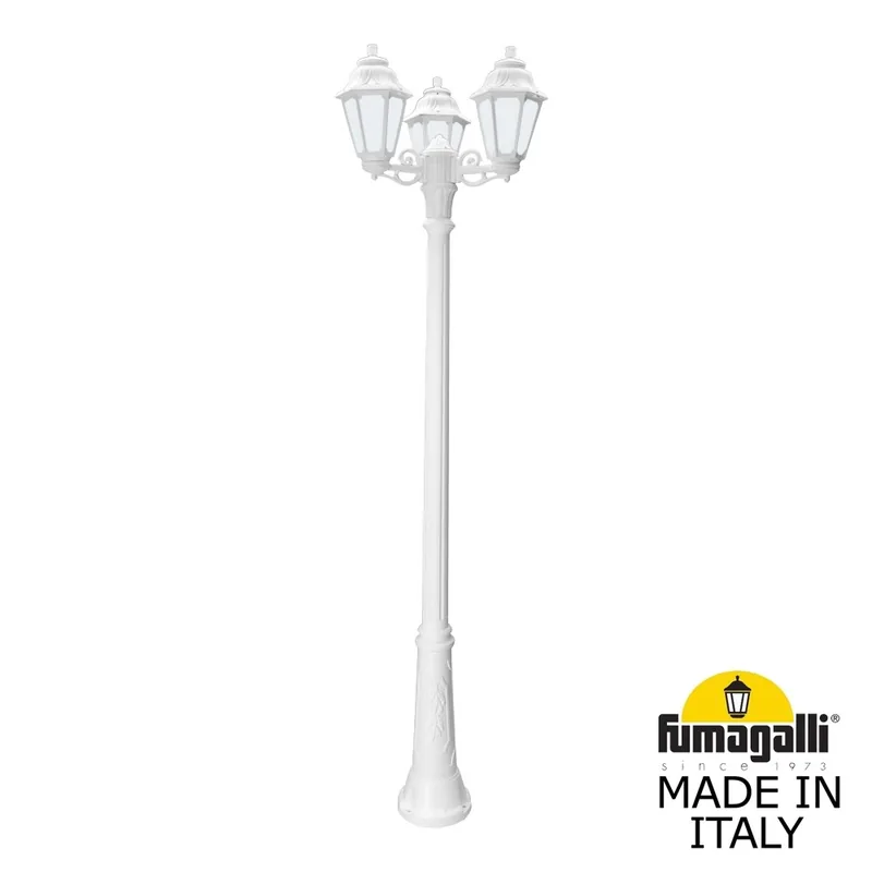 Садово-парковый фонарь FUMAGALLI RICU BISSO/ANNA 3L E22.157.S30.WYE27 — уличный светильник Fumagalli