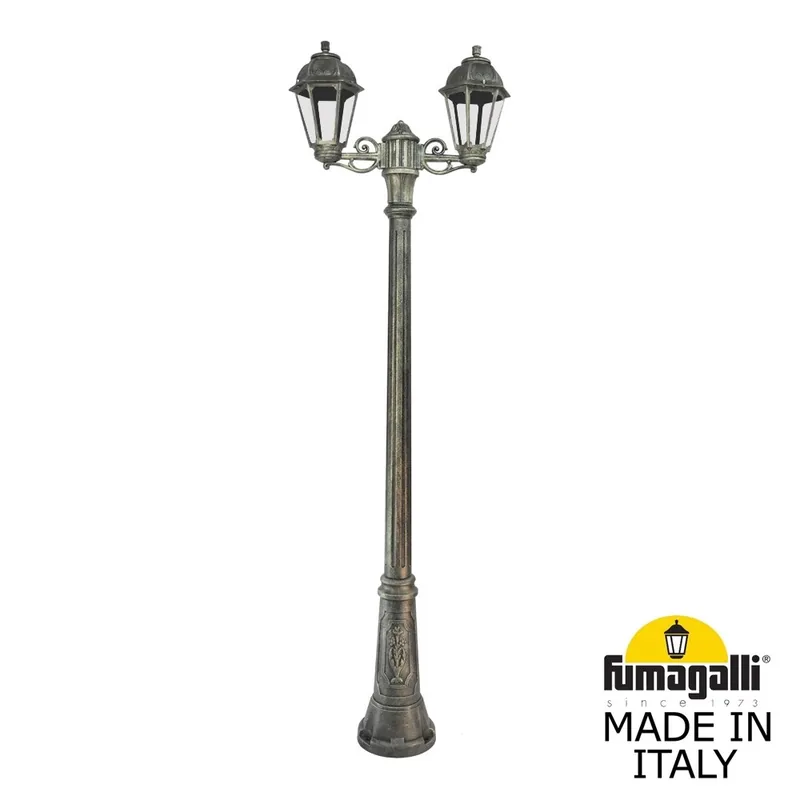 Садово-парковый фонарь FUMAGALLI GIGI BISSO/SABA 2L K22.156.S20.BXE27 — уличный светильник Fumagalli