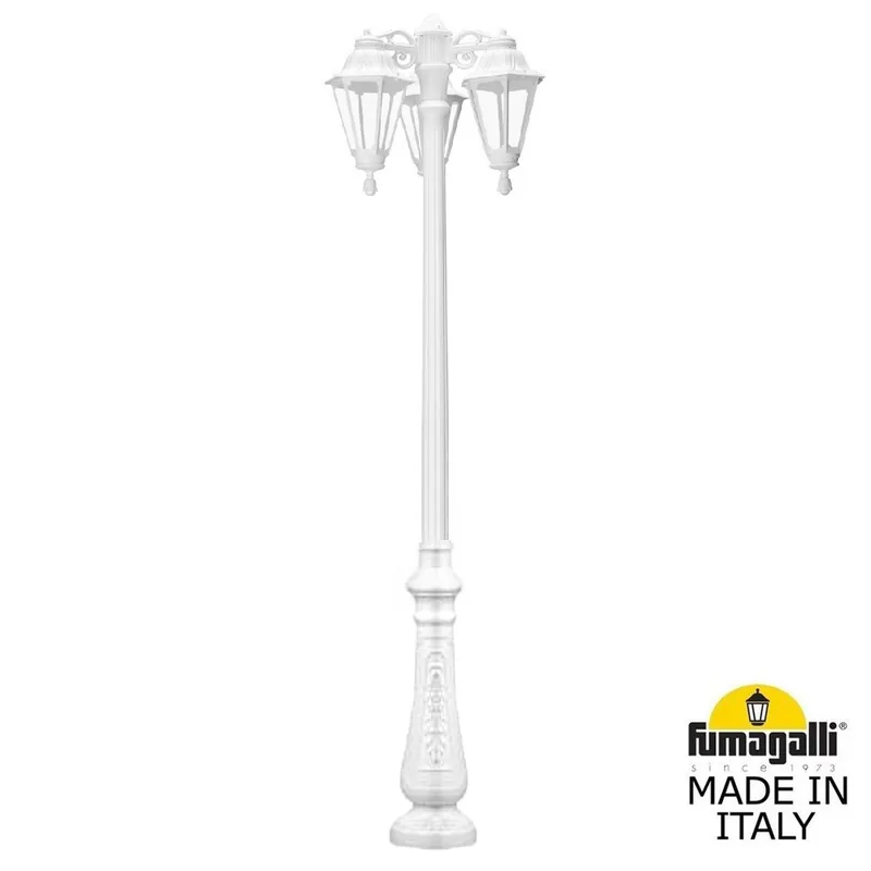 Парковый фонарь FUMAGALLI NEBO BISSO/RUT 3L E26.202.S30.WXE27 DN — уличный светильник Fumagalli