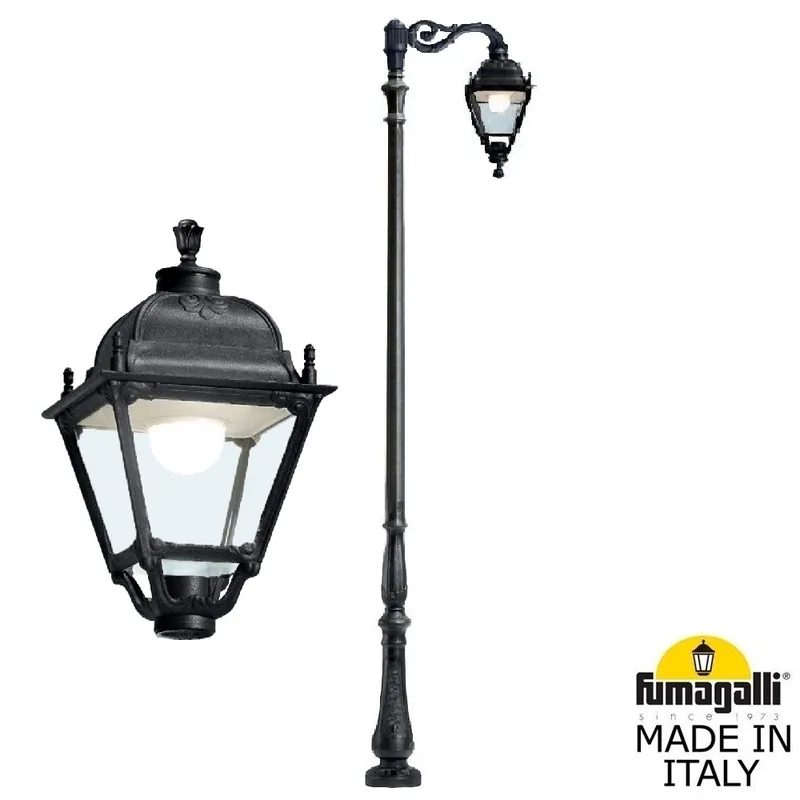 Парковый фонарь FUMAGALLI HOREB ADAM/SIMON 1L  U33.208.M10.AXH27 — уличный светильник Fumagalli