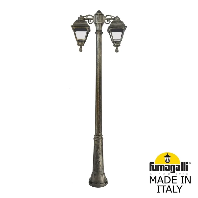 Садово-парковый фонарь FUMAGALLI RICU BISSO/CEFA 2L DN U23.157.S20.BXE27DN — уличный светильник Fumagalli