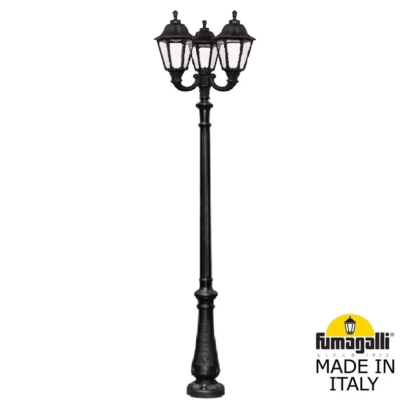 Парковый фонарь FUMAGALLI NEBO OFIR/NOEMI 3L  E35.202.R30.AXH27 — уличный светильник Fumagalli