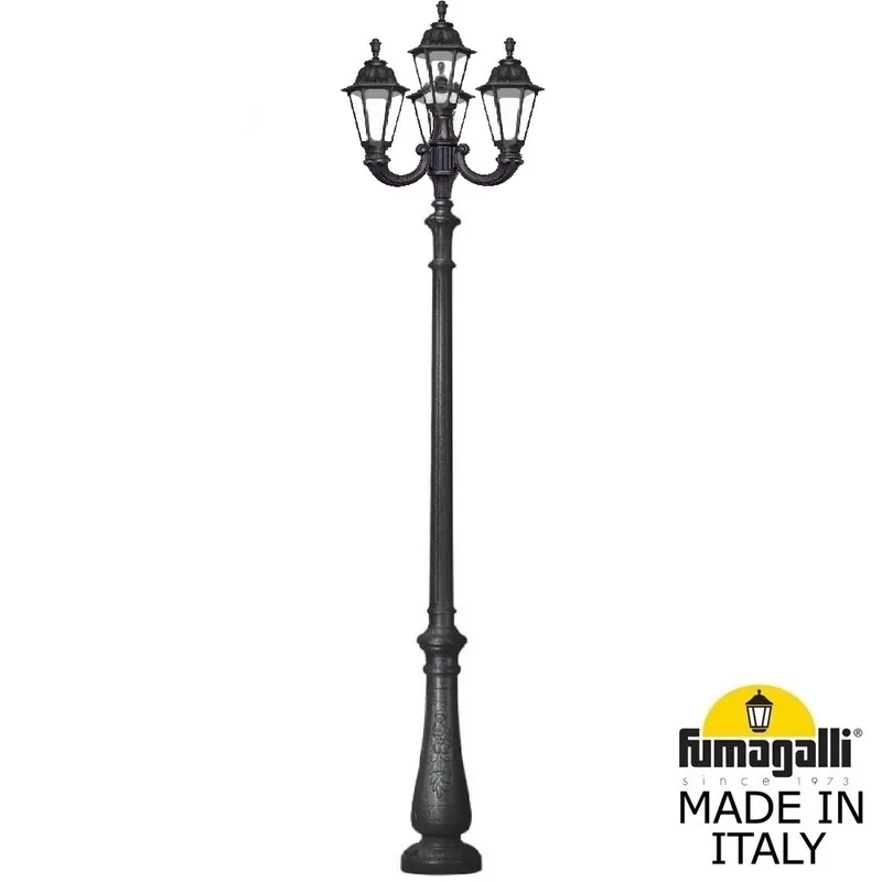 Парковый фонарь FUMAGALLI NEBO OFIR/RUT 3L+1 E26.202.R31.AXE27 — уличный светильник Fumagalli