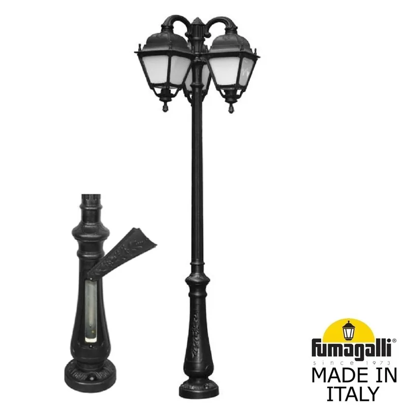 Парковый фонарь FUMAGALLI NEBO OFIR/SIMON 3L  U33.202.R30.AYH27 — уличный светильник Fumagalli