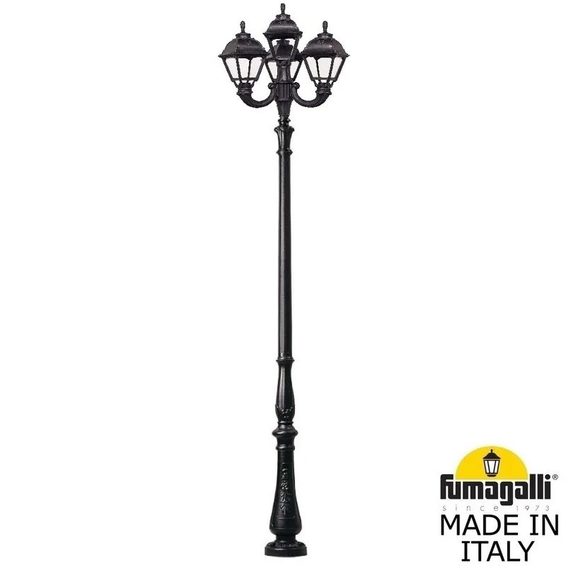 Парковый фонарь FUMAGALLI TABOR OFIR/CEFA 3L+1 U23.205.R31.AXE27 — уличный светильник Fumagalli