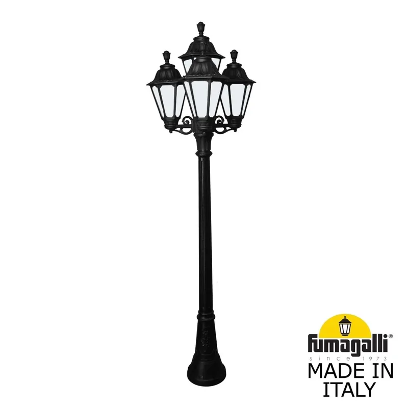 Садово-парковый фонарь FUMAGALLI ARTU BISSO/RUT 3+1 E26.158.S31.AYE27 — уличный светильник Fumagalli