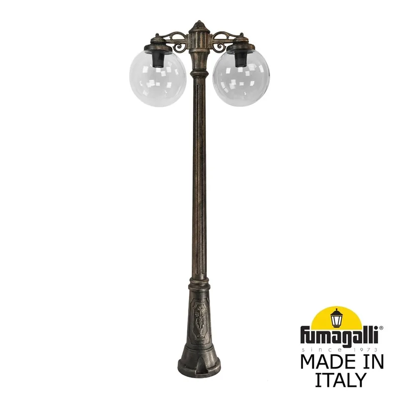 Садово-парковый фонарь FUMAGALLI GIG BISSO/G300 2L DN G30.156.S20.BXE27DN — уличный светильник Fumagalli