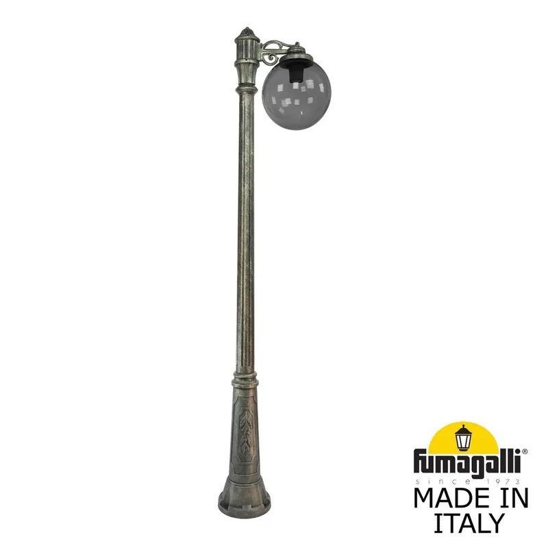 Садово-парковый фонарь FUMAGALLI RICU BISSO/G300 1L G30.157.S10.BZE27 — уличный светильник Fumagalli