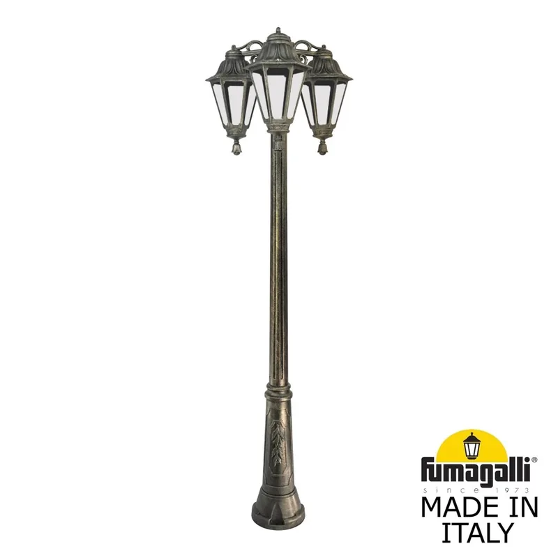 Садово-парковый фонарь FUMAGALLI RICU BISSO/RUT 3L DN E26.157.S30.BXE27DN — уличный светильник Fumagalli