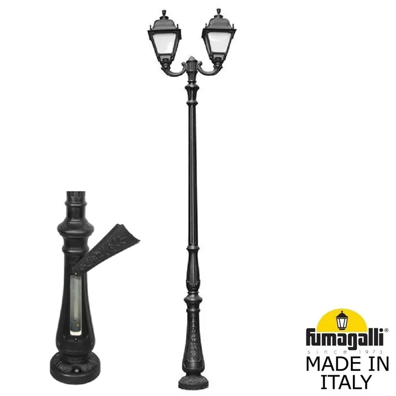 Парковый фонарь FUMAGALLI TABOR OFIR/SIMON 2L  U33.205.R20.AYH27 — уличный светильник Fumagalli