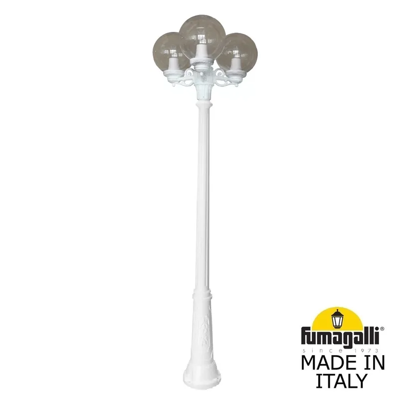 Садово-парковый фонарь FUMAGALLI RICU BISSO/G250 3L G25.157.S30.WZE27 — уличный светильник Fumagalli