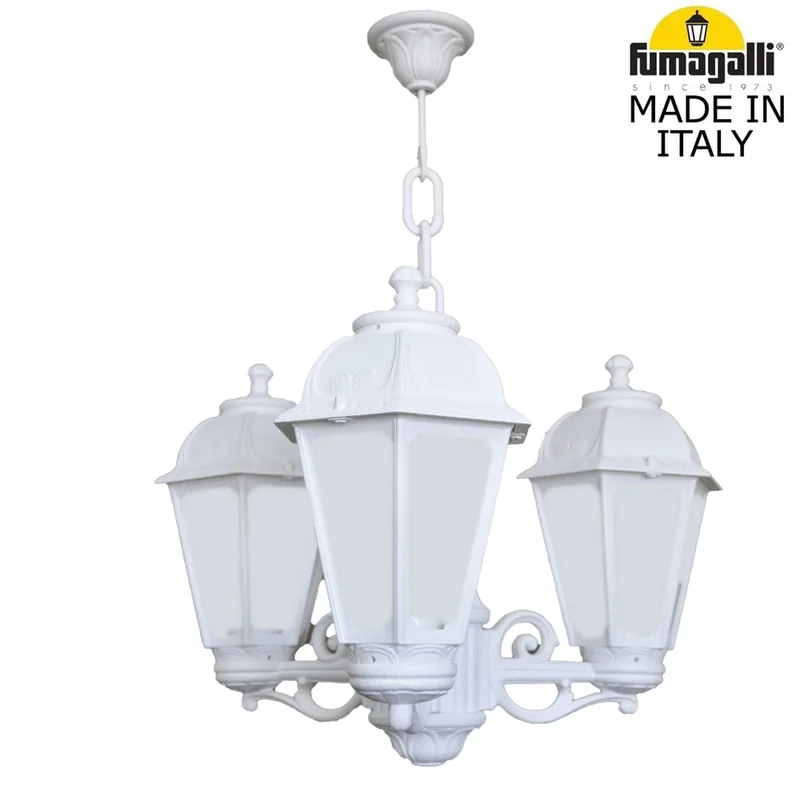 Подвесной уличный светильник FUMAGALLI SICHEM/SABA 3L K22.120.S30.WYE27 — уличный светильник Fumagalli