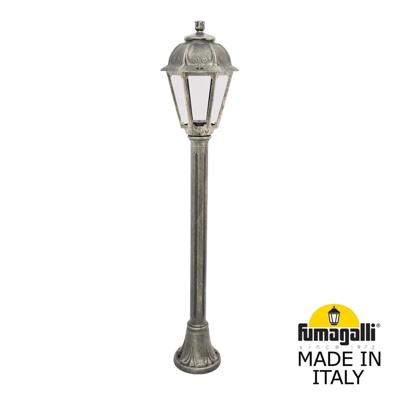 Садовый светильник-столбик FUMAGALLI MIZAR.R/SABA K22.151.000.BXE27 — уличный светильник Fumagalli