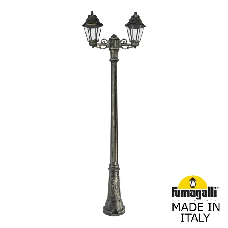 Садово-парковый фонарь FUMAGALLI GIGI BISSO/ANNA 2L E22.156.S20.BXE27 — уличный светильник Fumagalli